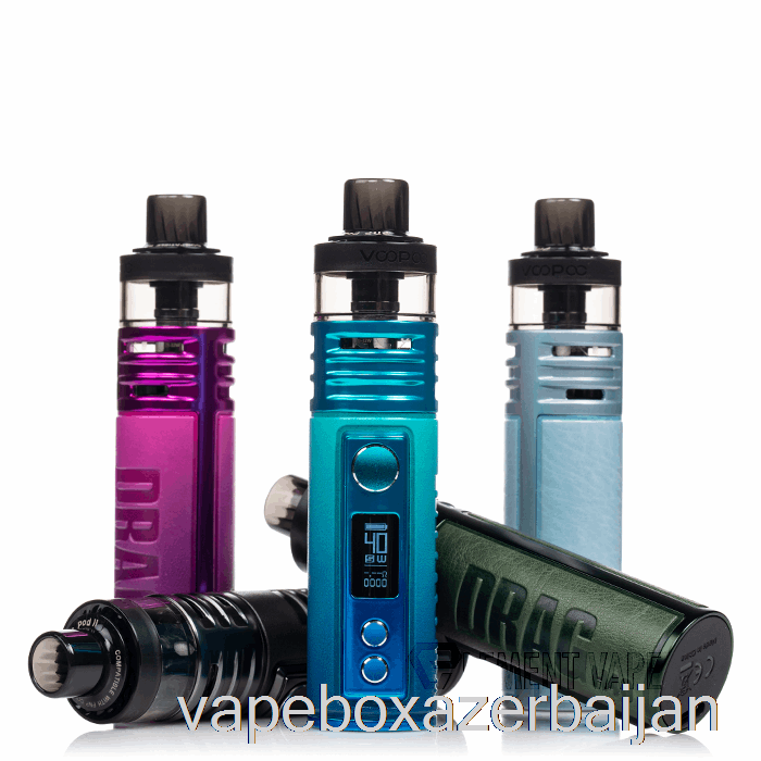 Vape Box Azerbaijan VOOPOO Drag H40 Pod Mod Kit Pink